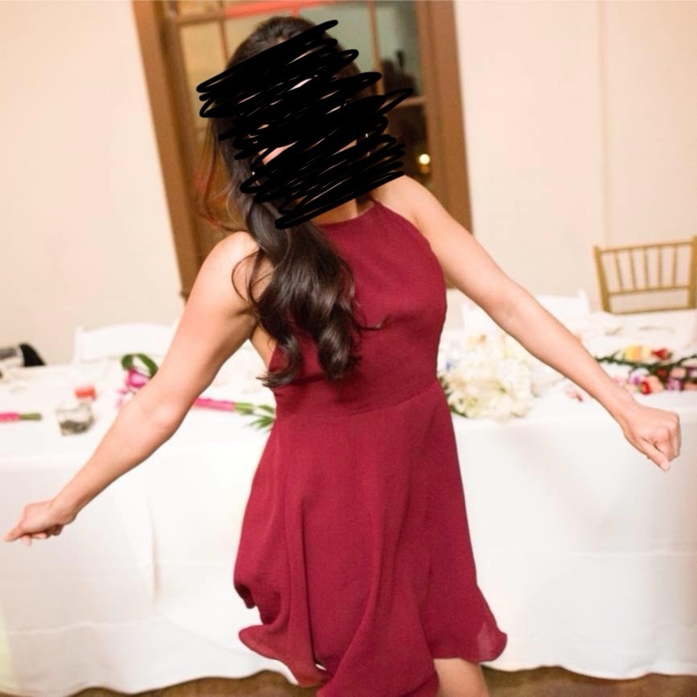 Lulu's Cream Backless Dress - Picture 5 of 5